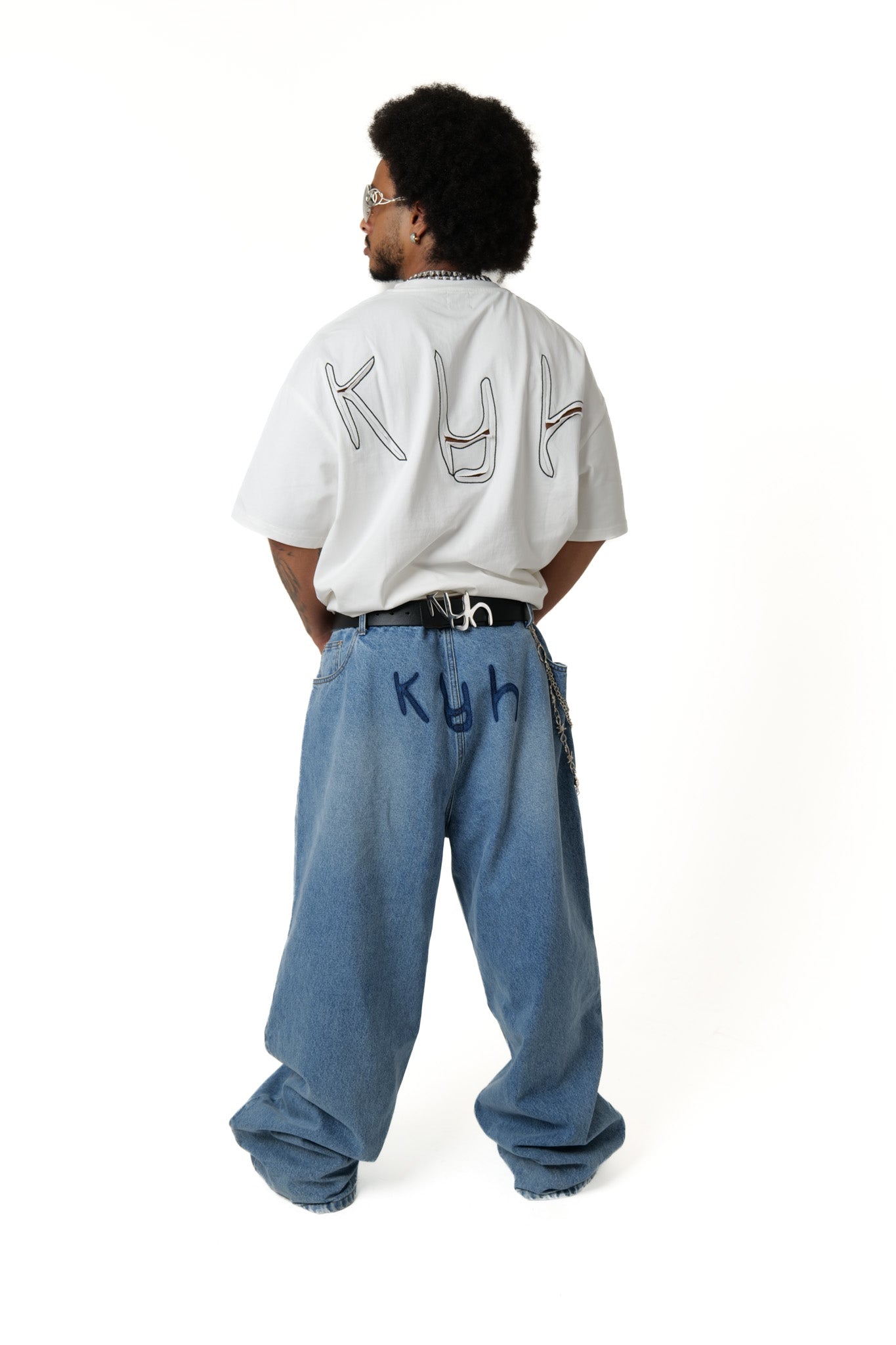 Klyh Reverse Applique Oversized Tee